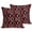Red, variant on Throw Pillow Covers 18x18 Inch Set of 2 Modern Diamond Pattern Decorative Pillows Cushion Case Soft Square Pillowcases Red Geometric Lines Throw Pillows for Couch Sofa Bed Chair Home Decor