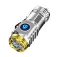 thumbnail image 1 of High Power Rechargeable LED Flashlight with Triple Beam Portable Outdoor Emergency Light for Home Use, 1 of 9