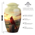 thumbnail image 7 of Cardinal Bird Urns for Human Ashes Adult, Cremation Funeral Urn for Female - Memorial Decorative Urn - Ashes Urns Keepsake - 3inch 4pcs Small & 10inch 1pcs Large Size Combo- Pack of 5, 7 of 7