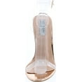 thumbnail image 7 of Cape Robbin Maria-2 Women's Lucite Clear Strappy Block Chunky High Heel Open Peep Toe Sandal, 7 of 7