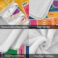 thumbnail image 3 of Yayeee Throw Blanket for Couch Soft Warm 50" x 60" Sofa Chair Bed Decoration, Art Map, 3 of 7