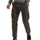 thumbnail image 2 of Pantalones largos para hombre, informales, lisos, con bolsillo, cintura elástica, para exteriores, con cordón ajustable, para trabajo, 2 of 7