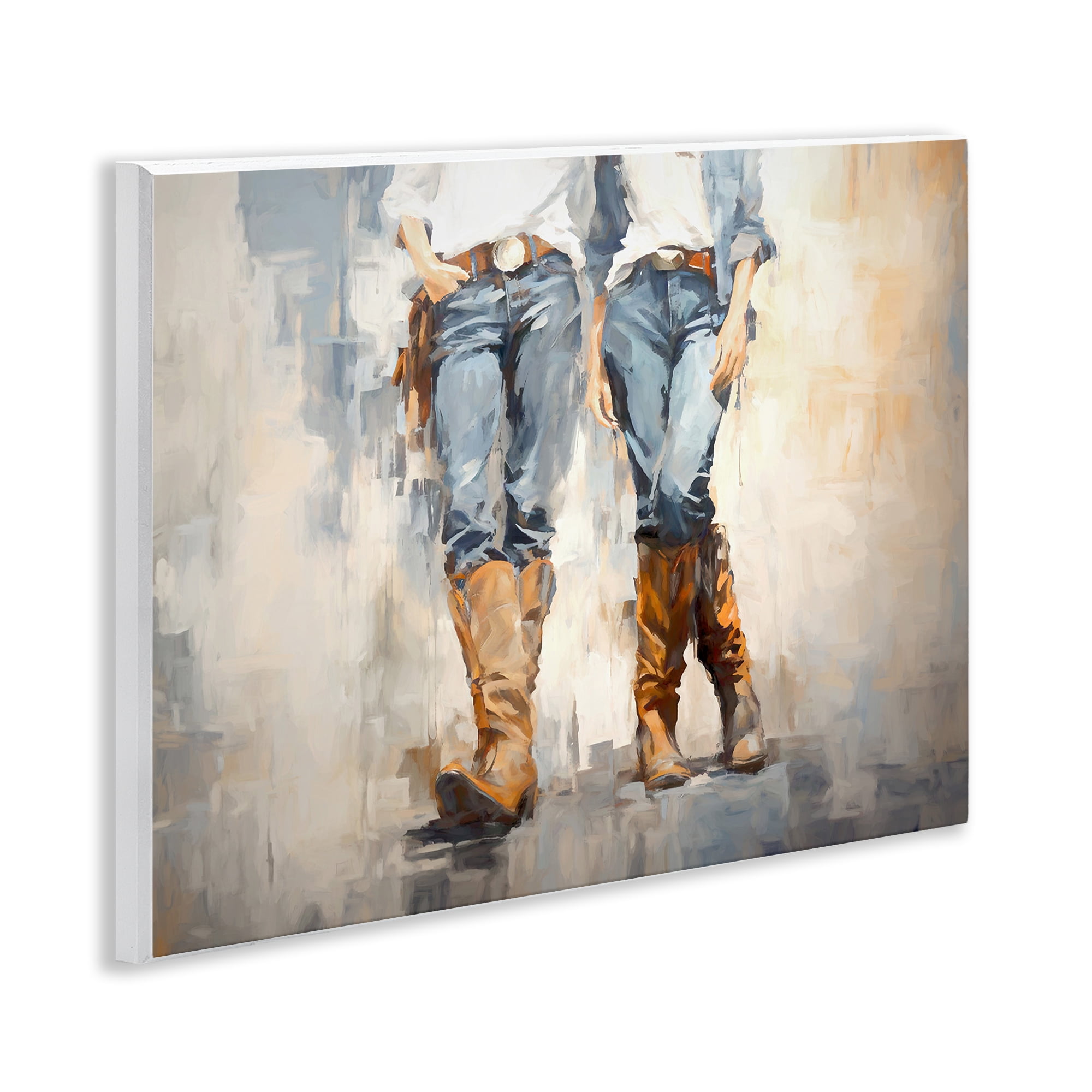 Stupell Industries Country Cowgirl Attitude Novelty Painting Unframed Art Print Wall Art, 14 x 11