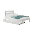 thumbnail image 2 of Plank+Beam Solid Wood Farmhouse Full Bed with Plank Headboard and Trundle, White Wash, 2 of 5