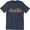 Navy Heather, variant on Racing Austin - 7 Seven Dad Father Motorsport Motor Men's Fast Race Car T-Shirt