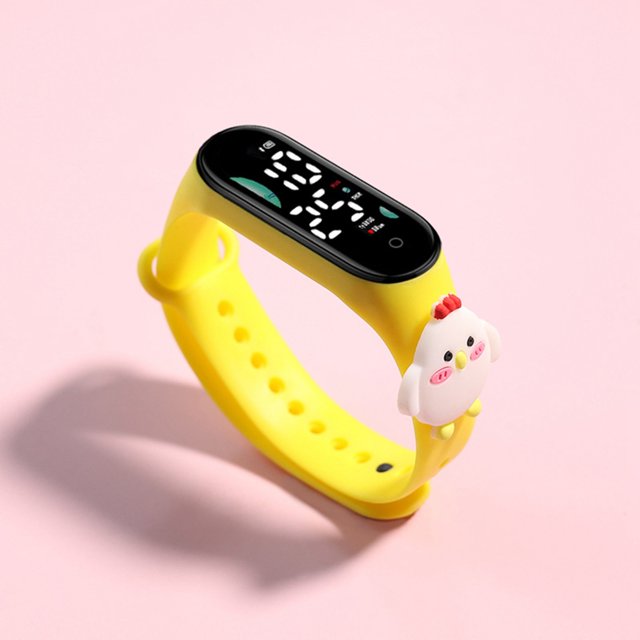 Relojes Relojes deportivos para niños adecuados para exteriores Relojes electrónicos de estudiantes Mostrar hora Amarillo talla única ANMAO Relojes