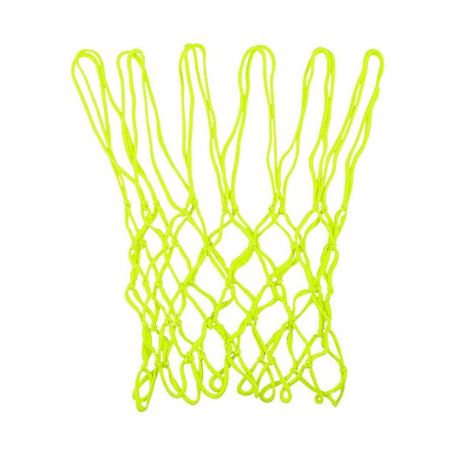 VOSAREA Night Glowing Luminous Basketball Net Nylon Braided Standard Professional Basketball Net Heavy Duty Thick Net Basketball Net (Green)