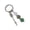 13# (1Pc), variant on Boho Natural Crystal Stone Arrow Keychain - 3 Beads Healing Quartz Gravel Key Ring Charm, Vintage Metal Arrow Pendant for Car Keys Handbag Purse, Minimalist Birthday Gift for Women