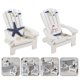 thumbnail image 2 of 2Pcs Small Wooden Chair Ornament Beach Decor Nautical Decoration for Home Office, 2 of 3