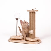 Interactive Scratch Post and Activity Center -- The Ultimate Cat Playground S1501