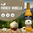 thumbnail image 3 of Syruvia French Vanilla Syrup Pure Cane Coffee Flavoring Syrup, 25.4 fl Oz With Pump, 3 of 6