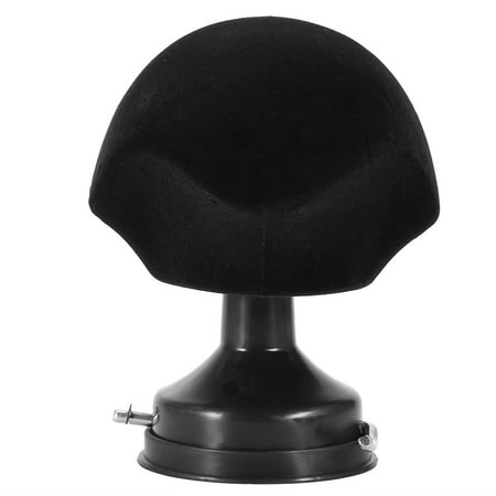 1PC Black Mannequin Head Wig Styling Practicing Hat Display Model With Mount Base, Foam Manikin Head, Hat Display Head
