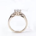 thumbnail image 4 of 1.5ct Round Cut Lab-Created Moissanite & Diamond Engagement Ring in Sterling Silver – Stunning and Elegant Jewelry for Women, 4 of 5