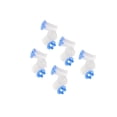 thumbnail image 1 of QualitChoice 10Pcs Fly Tying Bobbin Spools Gear Standard Spool Thread for Fishing Outdoor Clear 2.5cmx2.8cm with Cap 3x2.6cm, 1 of 6