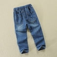 thumbnail image 5 of Gubotare Jeans for Teens Trendy Kids Boys Jeans Pants Elastic Waist Lightweight Soft Denim PantsSlim Fit Trousers Size 7-8 (Blue,7-8 Years), 5 of 9