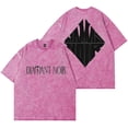 thumbnail image 6 of Werenoi Unisex Streetwear Cotton T-Shirt - Diamant Noir Vintage Wash, Short Sleeve Crewneck, 6 of 6