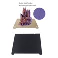 thumbnail image 3 of ZOUSSIQI Double-Sided Build Plate, PET Carbon Fiber + PEI Spray-Textured Spring Steel 310x315mm Without Soft Magnetic Base, Printing Hot Bed Platform with Grooves for K1 Max 3D CA919-29368, 3 of 9
