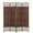 Darkmocha, variant on THY COLLECTIBLES Decorative Freestanding Woven Bamboo 4 Panels Hinged Privacy Panel Screen Portable Folding Room Divider (Darkmocha) (Grey)