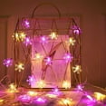 thumbnail image 4 of Skksst Christmas Fairy Light LED Snowflake String Light Battery Operated Waterproof Hanging Cutain Light 10ft, 4 of 7