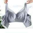 thumbnail image 4 of ATENAR Womens Bras,Wireless Bras for Women,Bras for Women,Breathable,Comfort Fit,Solid,Nylon,Light Blue,3XL(US:14), 4 of 9