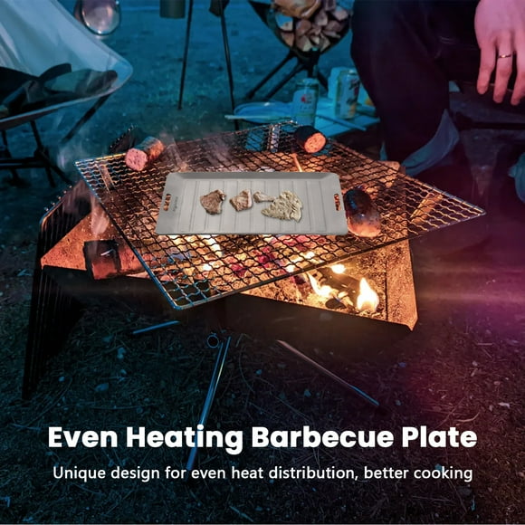 Frying pan,Cookware Non-stick Set Portable Non-stick Matte Person Cookware Outdoor Cookware Portable Outdoor 1 Person Finish 1 Pan Bbq Cookware Ti Bbq Set Matte Finish Pan And Bbq