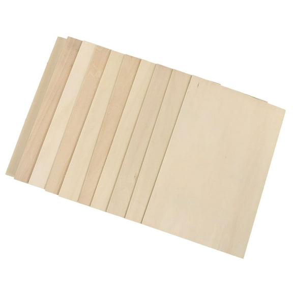 Homoyoyo Wooden Craft Boards Blank Planks for Painting, Art Projects, Woodworking, Supplies and Crafts