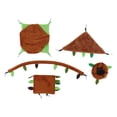 thumbnail image 4 of Hamaca 5 Uds Hamaca Para Hámster Multifunción Suave Y Cómodo Juego De Escondite De Conejillo De Indias Para Rata Hámster Planeador Del Azúcar, 4 of 7