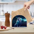 thumbnail image 6 of Lion and Moon Napkin Holder for Table Clear Napkin Stand Paper Holder Acrylic Organizer Dispenser Napkins for Dinner Kitchen Restaurant Room, 6 of 8