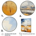 thumbnail image 3 of Designart "Gold and Sky Yellow Blue Prairies V" Prairies Wall Art Print, 3 of 5