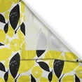 thumbnail image 3 of Ambesonne Lemons Kitchen Curtains, Summer Breeze Sketch, 55"x39", Black White and Yellow, 3 of 3