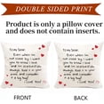 thumbnail image 2 of Sisters  from Sister,Two Sided Printing Sisters Pillow Cover Even When I'm Not Close by I Want You to Know I Love, Reminder  for Lady Girls,  Linen Decorative Cushion Pillowcase 18"x 18", 2 of 6