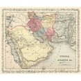 thumbnail image 2 of Mitchell 14x12 Gold Ornate Wood Framed with Double Matting Museum Art Print Titled - Middle East Persia Arabia - Mitchell 1857, 2 of 4