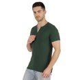 thumbnail image 3 of Inkmeso Cotton&nbsp;Half&nbsp;Sleeve&nbsp;Solid&nbsp;Tee-shirt For Men's Slim Fit Casual Summer T-shirts, 3 of 7