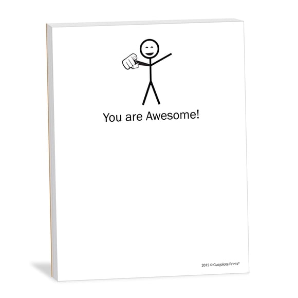 Bloc de notas Guajolote Prints You Are Awesome 10 x 13 cm