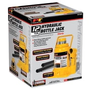 Performance Tool W1643 Heavy Duty Shorty Bottle Jack for Vehicle Maintenance, 12 Ton Capacity (24,000 lbs)