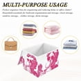 thumbnail image 7 of Foldable Fabric Storage Bin With Handle Collapsible Basket Box Storage With Lid Organizer Cupid Wearing Sunglasses, 7 of 7