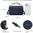 thumbnail image 5 of Small Crossbody Handbag for Women, Lightweight Shoulder Messenger Bag Clutch Purse Top Handle Phone Bag, 5 of 6