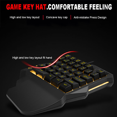 thumbnail image 3 of Teclado mecánico para jugar con una mano, 35 teclas, Mini teclado mecánico para jugar con una mano, controlador de juego ergonómico retroiluminado Ormromra 2033393-3, 3 of 9