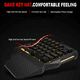 thumbnail image 3 of Teclado mecánico para jugar con una mano, 35 teclas, Mini teclado mecánico para jugar con una mano, controlador de juego ergonómico retroiluminado Ormromra 2033393-3, 3 of 9