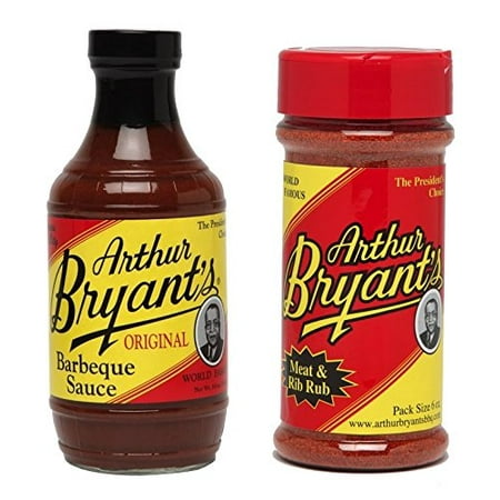 Arthur Bryants Barbeque Sauce / Meat & Rib Rub Combo (Best Bbq Sauce For Ribs Store Bought)