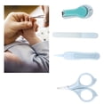 thumbnail image 1 of ANGGREK Infant Nail Clippers, Stainless Steel Safe Durable Nail Clippers Kit Complete Tools With Tweezers Nail File Storage Box For Nail Care, 1 of 8