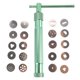 thumbnail image 1 of EeaseMX Extrusora portátil de arcilla polimérica PIXNOR, herramienta para esculpir Sculpey con 20 discos intercambiables (verde), 1 of 8