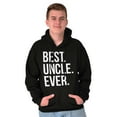thumbnail image 4 of Best Uncle Ever Niece Nephew Hoodie Hooded Sweatshirt Men Brisco Brands S, 4 of 6