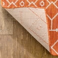 thumbnail image 6 of Well Woven 5' x 7' Orange Outdoor Rug, 6 of 8
