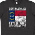 thumbnail image 4 of Inktastic Established November 21, 1789 North Carolina Flag Youth T-Shirt, 4 of 5
