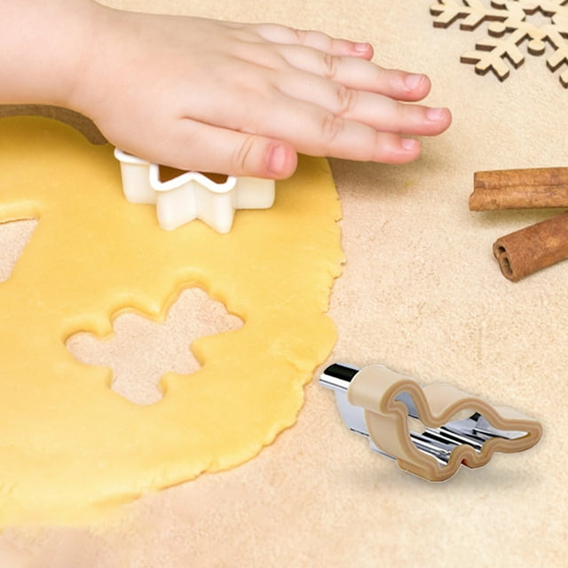 1PC Cookie Mold Easter Cookie Cutter Set 10 Different Shapes Including Egg Chick Rabbit Stainless Steel Cutter Vegetable Cutter Shape Cookie Cutter Bake Lunch Box Holiday Party Gift Yellow