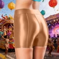 thumbnail image 2 of HXWCHs Glam Satin High Waist Fit Shorts for Nightlife with Sleek Shine and Elegant Finish XXL Rose Gold, 2 of 7