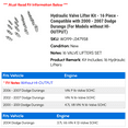 thumbnail image 2 of Hydraulic Valve Lifter Kit - 16 Piece - Compatible with 2000 - 2007 Dodge Durango (For Models without HI-OUTPUT) 2001 2002 2003 2004 2005 2006, 2 of 2