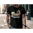 thumbnail image 3 of Cute Sea River Otter Lover Animal Nature Graphic Design Gift T-Shirt Funny Sea River Otter Birthday Holiday Presents Tshirt, 3 of 10