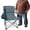 Navy, variant on TIMBER RIDGE Oversized Folding Camping Chair for Adults, Support 550 LBS Heavy Duty with Cup Holder Side Pocket for Camping, Lawn, Picnic, Grey